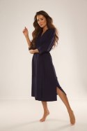 Szlafrok Visa 942 Granatowy Granatowy L