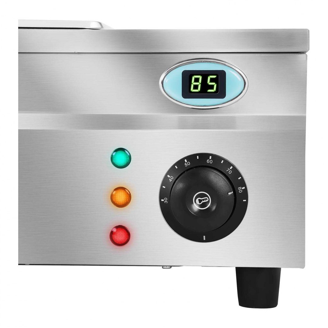 Bemar podgrzewacz wodny z kranem i szklaną osłoną 2200W 30L + 5x pojemnik GN1/2 Royal Catering Bemar podgrzewacz wodny z kranem i szklaną osłoną 2200W 30L + 5x pojemnik GN1/2 Royal Catering