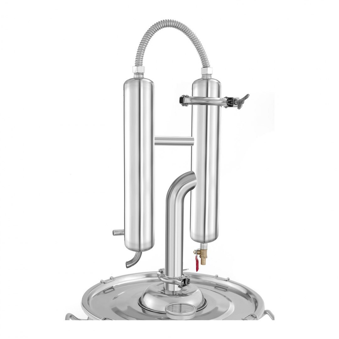 Destylator urządzenie do destylacji 20L + termometr analogowy Royal Catering Destylator urządzenie do destylacji 20L + termometr analogowy Royal Catering
