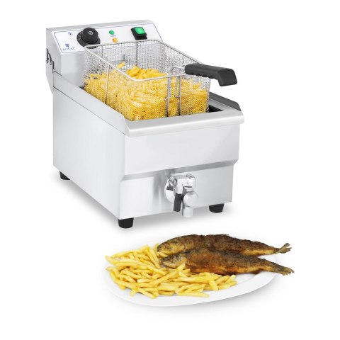 Frytownica frytkownica gastronomiczna profesjonalna z kranem 230V 10L Royal Catering Frytownica frytkownica gastronomiczna profesjonalna z kranem 230V 10L Royal Catering