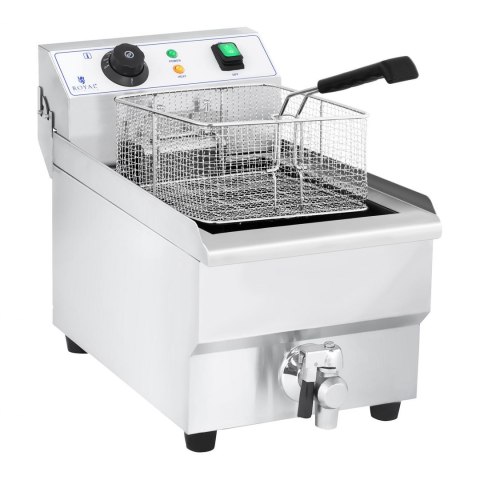 Frytownica frytkownica gastronomiczna profesjonalna z kranem 230V 10L Royal Catering Frytownica frytkownica gastronomiczna profesjonalna z kranem 230V 10L Royal Catering