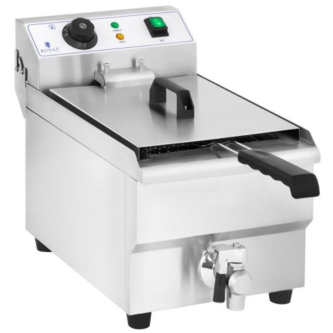 Frytownica frytkownica gastronomiczna profesjonalna z kranem 230V 10L Royal Catering Frytownica frytkownica gastronomiczna profesjonalna z kranem 230V 10L Royal Catering