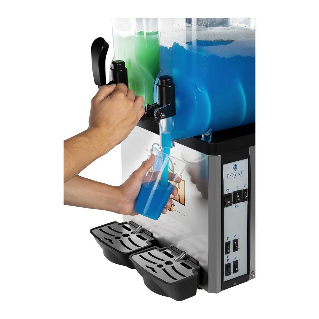 Granitor dyspenser urządzenie do napojów slush granity podwójny 2x 12L Royal Catering Granitor dyspenser urządzenie do napojów slush granity podwójny 2x 12L Royal Catering