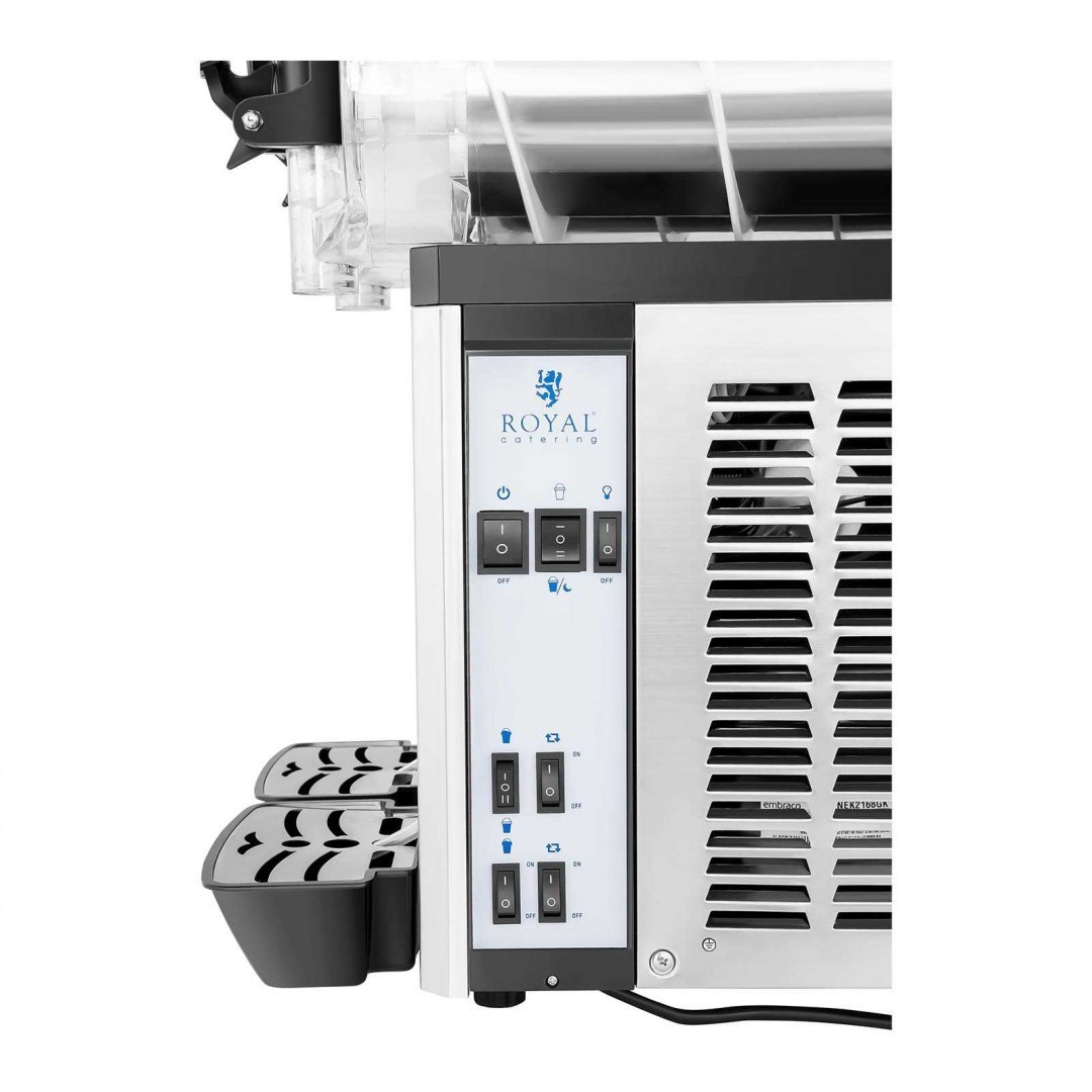 Granitor dyspenser urządzenie do napojów slush granity podwójny 2x 12L Royal Catering Granitor dyspenser urządzenie do napojów slush granity podwójny 2x 12L Royal Catering