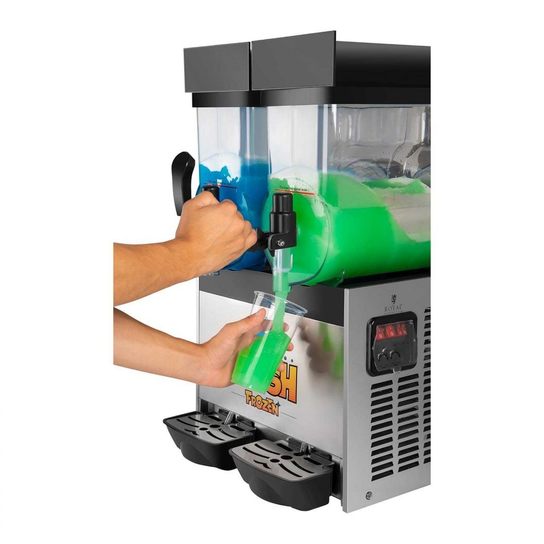 Granitor dyspenser urządzenie do napojów slush granity podwójny 2x 15L Royal Catering Granitor dyspenser urządzenie do napojów slush granity podwójny 2x 15L Royal Catering