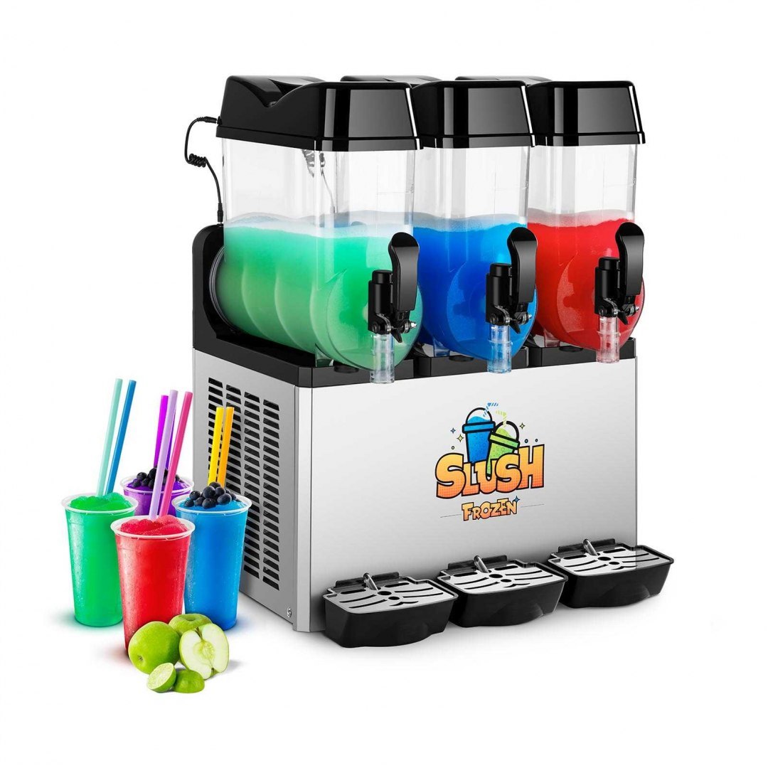 Granitor dyspenser urządzenie do napojów slush granity potrójny 3x 12L Royal Catering Granitor dyspenser urządzenie do napojów slush granity potrójny 3x 12L Royal Catering