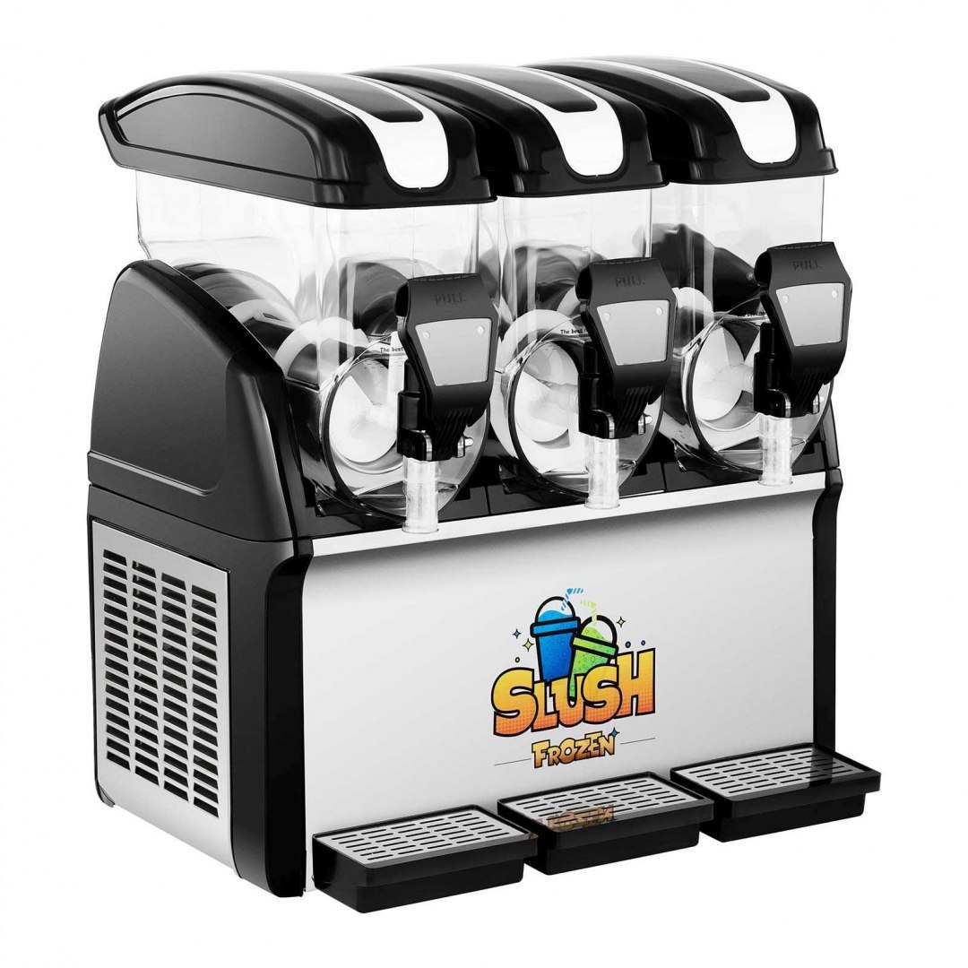 Granitor dyspenser urządzenie do napojów slush granity potrójny 3x 15L Royal Catering Granitor dyspenser urządzenie do napojów slush granity potrójny 3x 15L Royal Catering