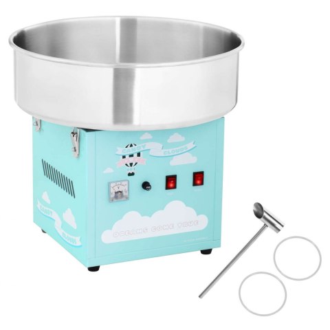Maszyna do waty cukrowej turkusowa śr. misy 520mm + miarka do cukru Royal Catering Maszyna do waty cukrowej turkusowa śr. misy 520mm + miarka do cukru Royal Catering
