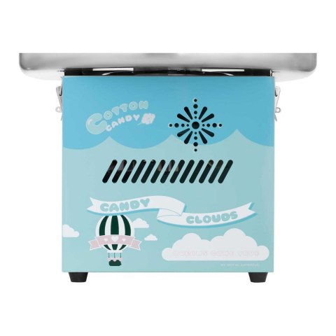 Maszyna do waty cukrowej turkusowa śr. misy 520mm + miarka do cukru Royal Catering Maszyna do waty cukrowej turkusowa śr. misy 520mm + miarka do cukru Royal Catering