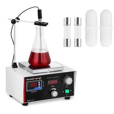 Mieszadło magnetyczne laboratoryjne 100C timer + mieszadełka Steinberg Systems Mieszadło magnetyczne laboratoryjne 100C timer + mieszadełka Steinberg Systems