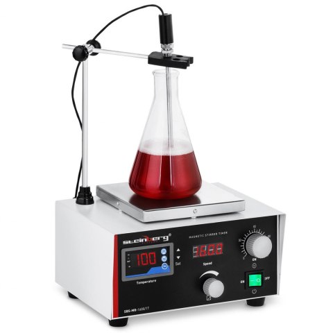 Mieszadło magnetyczne laboratoryjne 100C timer + mieszadełka Steinberg Systems Mieszadło magnetyczne laboratoryjne 100C timer + mieszadełka Steinberg Systems