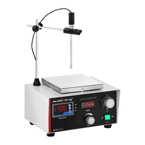 Mieszadło magnetyczne laboratoryjne 100C timer + mieszadełka Steinberg Systems Mieszadło magnetyczne laboratoryjne 100C timer + mieszadełka Steinberg Systems