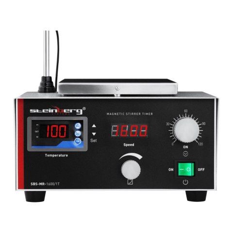 Mieszadło magnetyczne laboratoryjne 100C timer + mieszadełka Steinberg Systems Mieszadło magnetyczne laboratoryjne 100C timer + mieszadełka Steinberg Systems