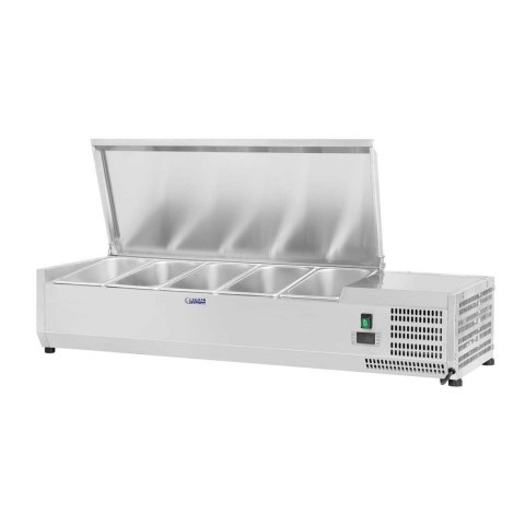 Nadstawa chłodnicza ze stalową pokrywą 5x GN1/4 120cm Royal Catering Nadstawa chłodnicza ze stalową pokrywą 5x GN1/4 120cm Royal Catering