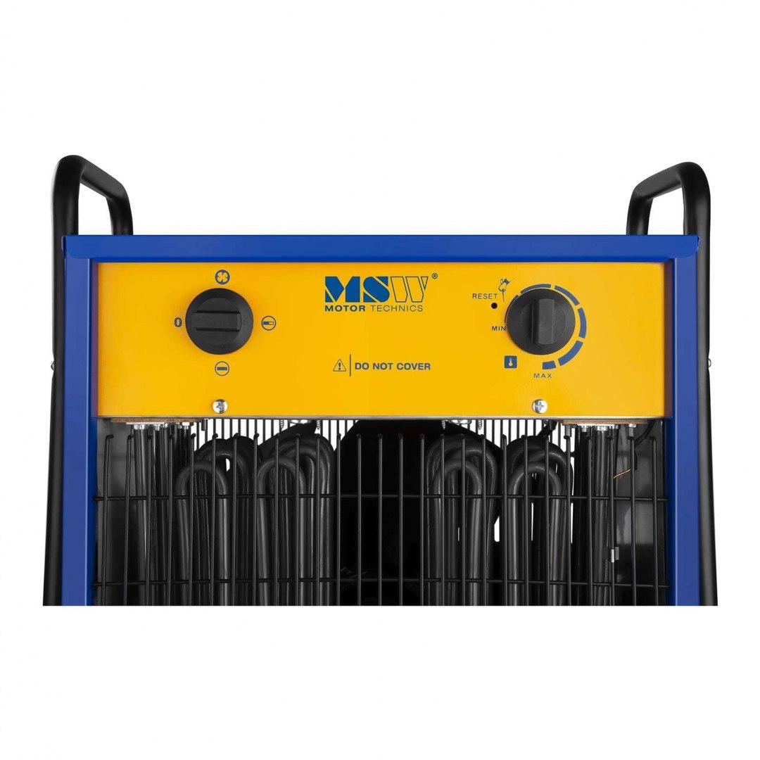 Nagrzewnica dmuchawa budowlana do suszenia ścian tynku prostokątna 400V 22000W MSW Nagrzewnica dmuchawa budowlana do suszenia ścian tynku prostokątna 400V 22000W MSW