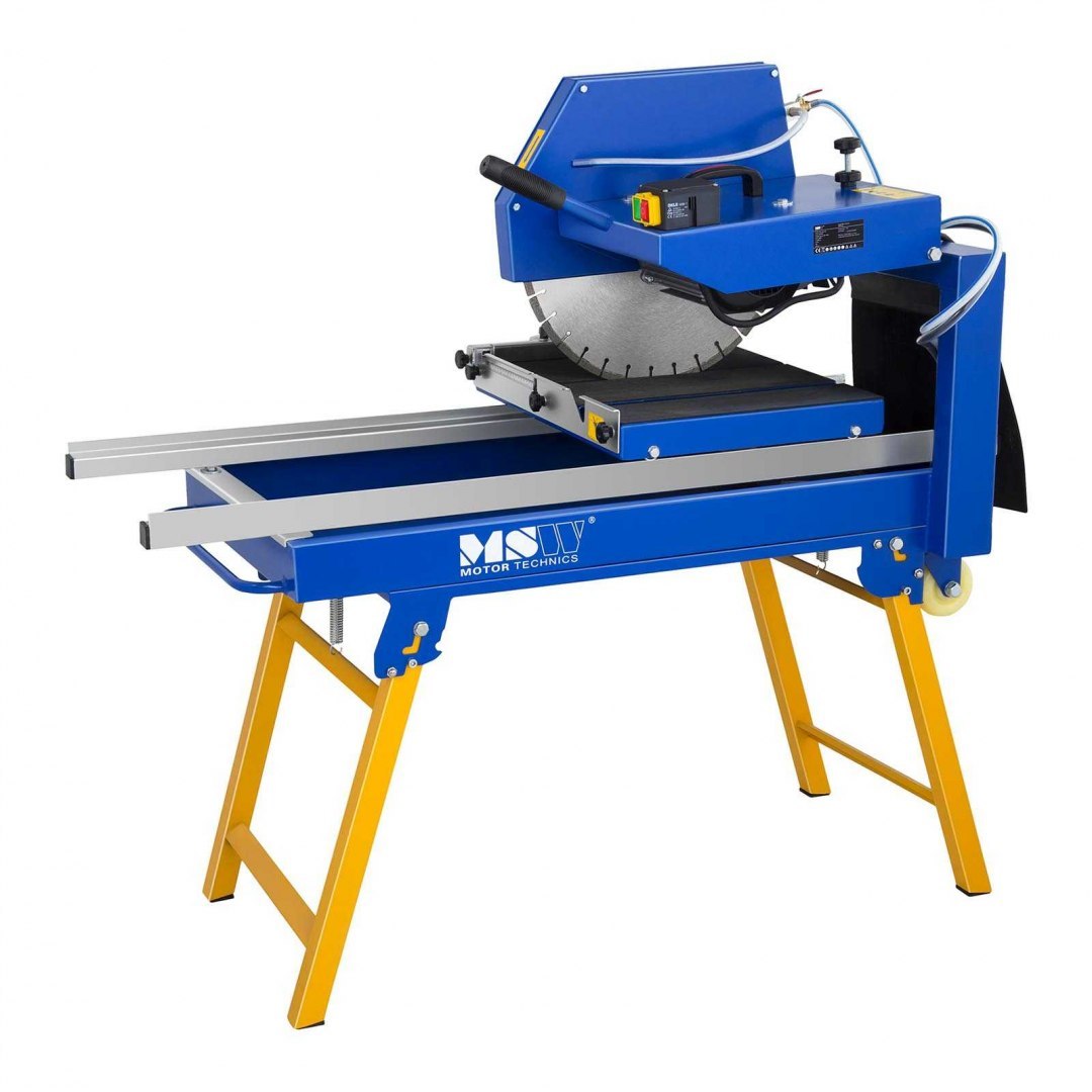 Piła stołowa do cięcia kamienia na mokro 2800 obr./min 2000W śr. 450mm MSW Piła stołowa do cięcia kamienia na mokro 2800 obr./min 2000W śr. 450mm MSW