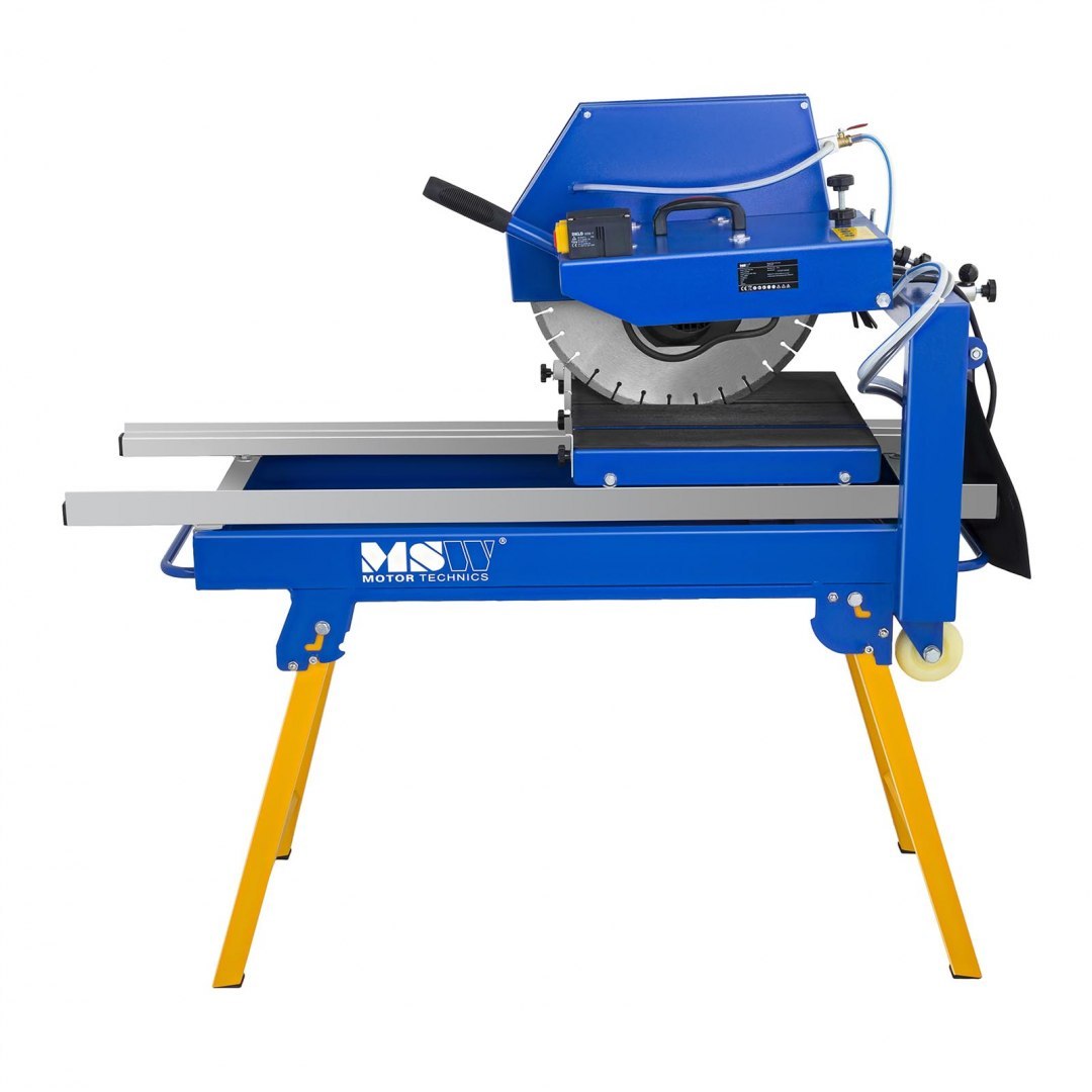 Piła stołowa do cięcia kamienia na mokro 2800 obr./min 2000W śr. 450mm MSW Piła stołowa do cięcia kamienia na mokro 2800 obr./min 2000W śr. 450mm MSW