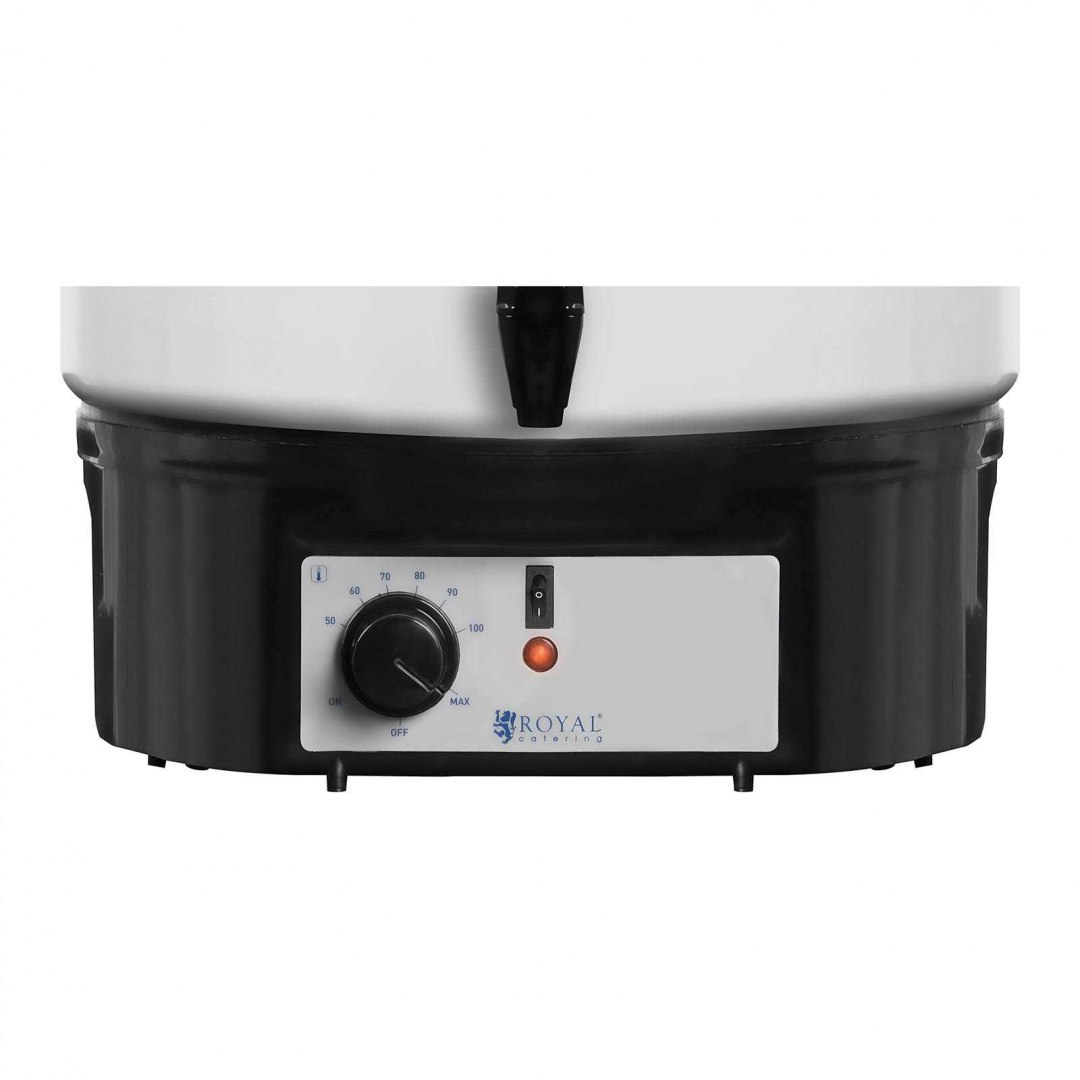 Podgrzewacz warnik do grzańca grzanego wina kawy z kranem 1800W 27L Royal Catering Podgrzewacz warnik do grzańca grzanego wina kawy z kranem 1800W 27L Royal Catering