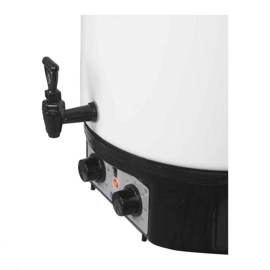 Podgrzewacz warnik grzańca do grzanego wina kawy z kranem timerem 1800W 27L Royal Catering Podgrzewacz warnik grzańca do grzanego wina kawy z kranem timerem 1800W 27L Royal Catering