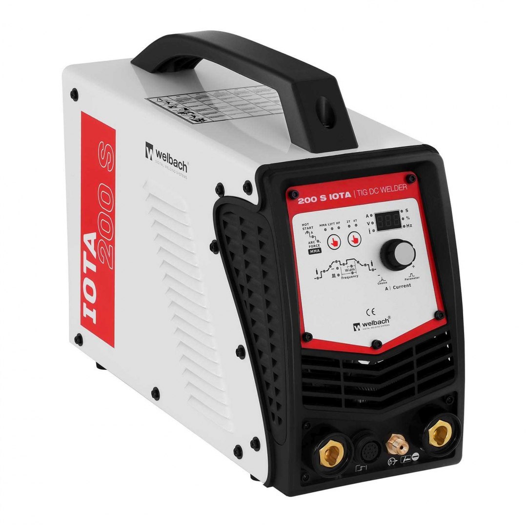 Spawarka IGBT MMA Lift TIG Puls 2T/4T Hot Start Arc Force Anti Stick 200A 230V Welbach Spawarka IGBT MMA Lift TIG Puls 2T/4T Hot Start Arc Force Anti Stick 200A 230V Welbach