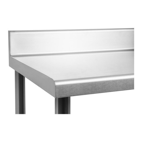 Stół blat kuchenny roboczy z rantem i półką Stal nierdzewna 120x70cm Royal Catering Stół blat kuchenny roboczy z rantem i półką Stal nierdzewna 120x70cm Royal Catering
