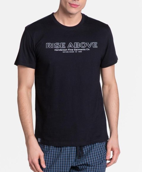 Piżama Dojo 38883-99X Czarno-Granatowa Czarno-Granatowy XXXL