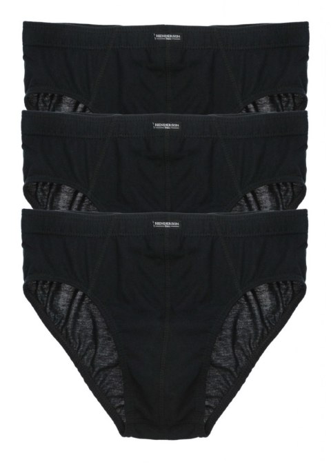 Slipy Henderson 1446 Czarne (zestaw 3 sztuk) Czarny XL Slipy Henderson 1446 Czarne (zestaw 3 sztuk) Czarny XL