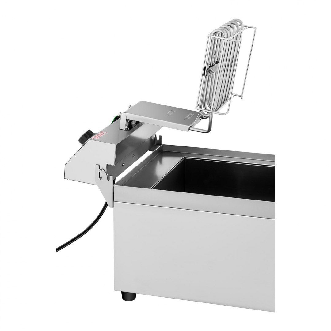 Frytownica nastawna gastronomiczna elektryczna z kranem 230 V 3500W 16 L Royal Catering Frytownica nastawna gastronomiczna elektryczna z kranem 230 V 3500W 16 L Royal Catering