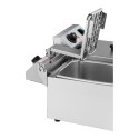 Frytownica podwójna gastronomiczna elektryczna 230 V 2 x 3200W 2 x 8 L Royal Catering