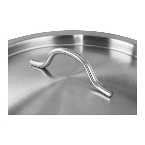 Garnek gastronomiczny z pokrywką stalowy nierdzewny do kuchenki indukcyjnej 58 L Royal Catering Garnek gastronomiczny z pokrywką stalowy nierdzewny do kuchenki indukcyjnej 58 L Royal Catering