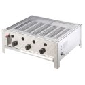 Grill gazowy gastronomiczny 3 - palnikowy z rusztem RASCAL 10 kW MEVA