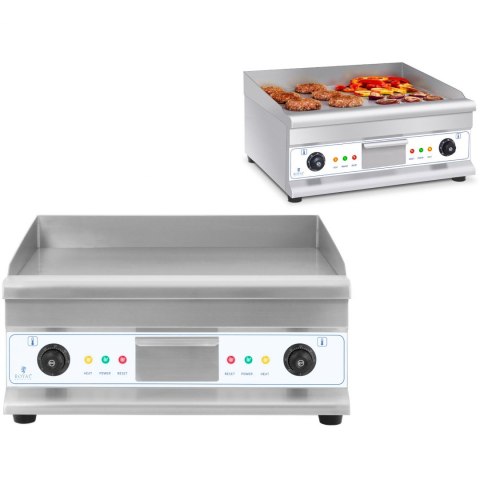 Grill płyta grillowa elektryczna gładka 300C 60 cm 2 x 3200W Royal Catering Grill płyta grillowa elektryczna gładka 300C 60 cm 2 x 3200W Royal Catering