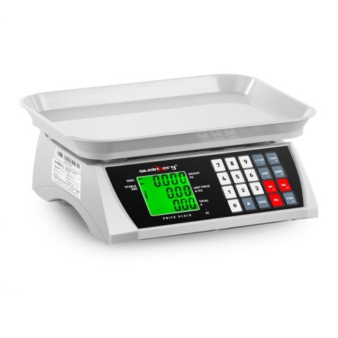 Waga spożywcza sklepowa licząca z pamięcią i funkcją liczenia sztuk SBS-PW-301CA 30kg / 1g Steinberg Systems Waga spożywcza sklepowa licząca z pamięcią i funkcją liczenia sztuk SBS-PW-301CA 30kg / 1g Steinberg Systems