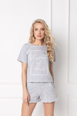 Piżama Hearty Short Grey Szary XL