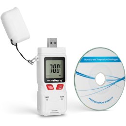 Cyfrowy termometr wilgotnościomierz LCD USB zakres -40 do 70C Steinberg Systems