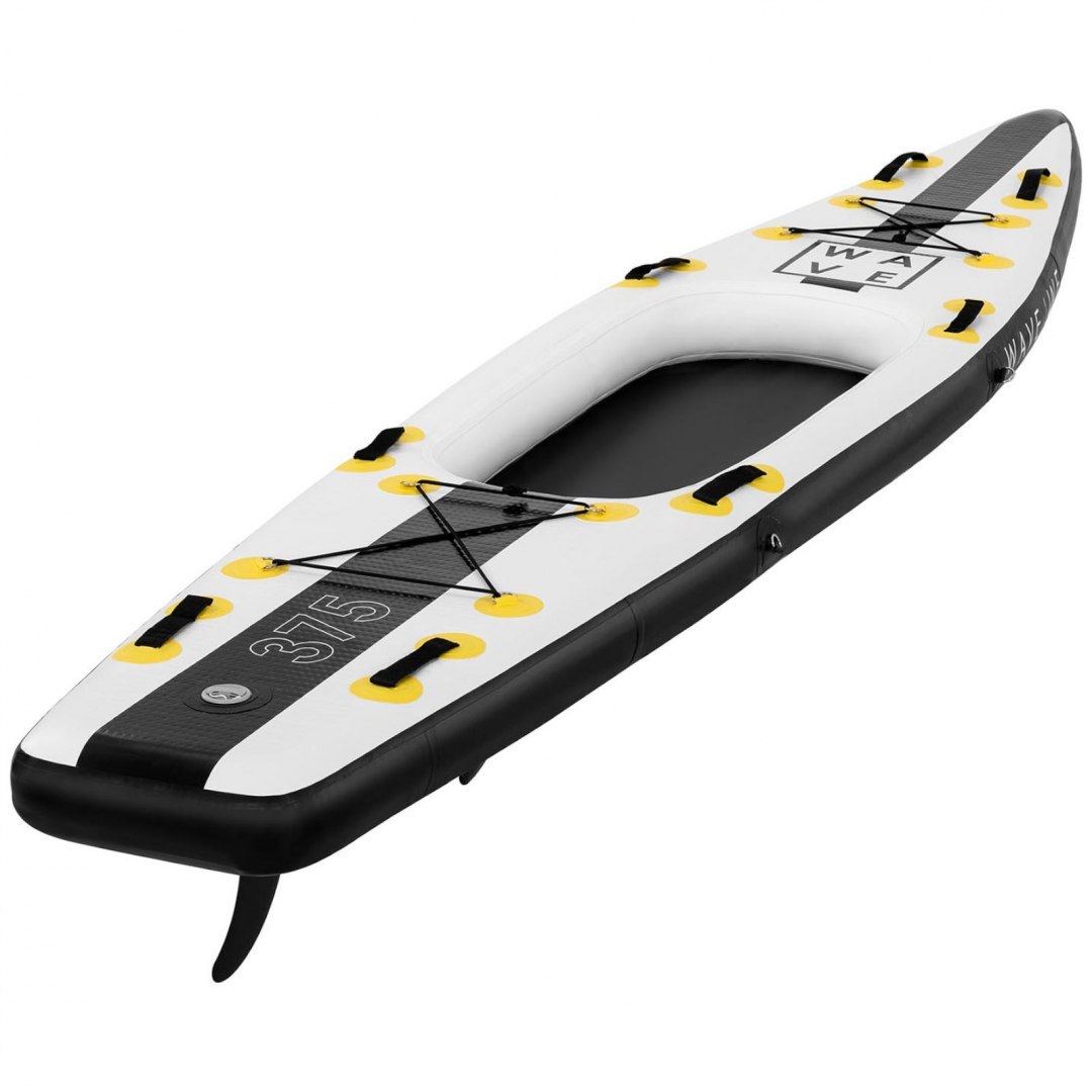Deska do pływania SUP pompowana z akcesoriami Wave Line 120 kg GYMREX Deska do pływania SUP pompowana z akcesoriami Wave Line 120 kg GYMREX