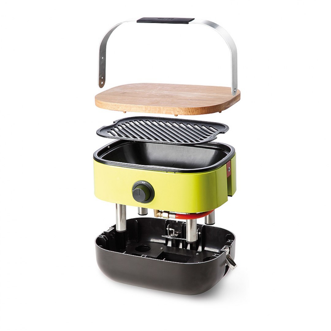 Grill turystyczny gazowy z płytą żeliwną z funkcją kuchenki PIKNIK Mini BBQ MEVA Grill turystyczny gazowy z płytą żeliwną z funkcją kuchenki PIKNIK Mini BBQ MEVA