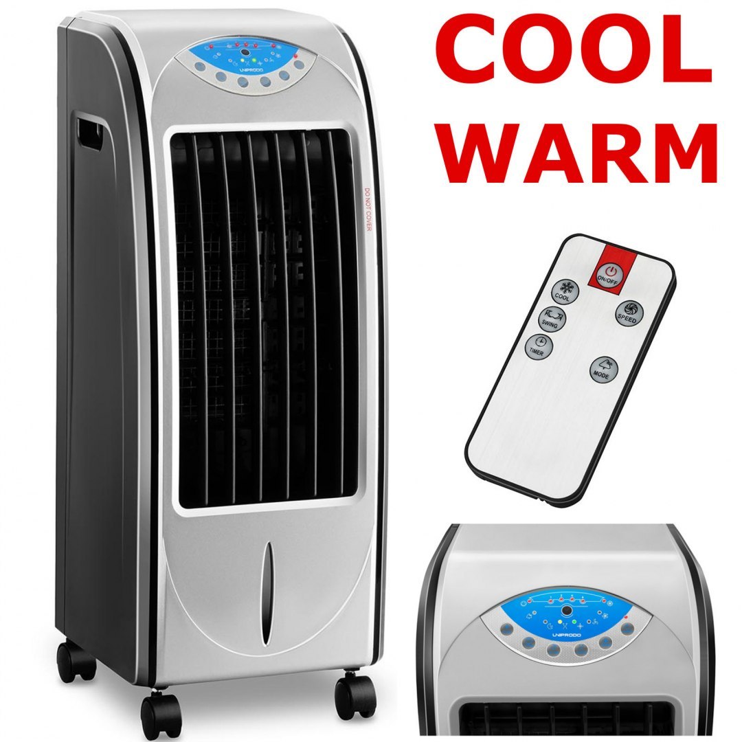 Klimatyzator do domu i biura z nawilżaczem powietrza oraz nagrzewnicą 1800W - 4w1 UNIPRODO Klimatyzator do domu i biura z nawilżaczem powietrza oraz nagrzewnicą 1800W - 4w1 UNIPRODO