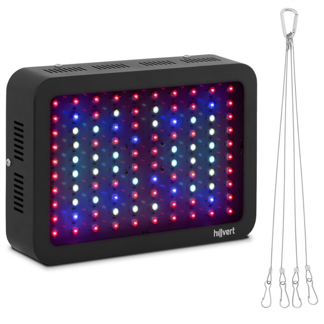 Lampa do uprawy wzrostu roślin Hillvert LED 1000W czarna Hillvert Lampa do uprawy wzrostu roślin Hillvert LED 1000W czarna Hillvert