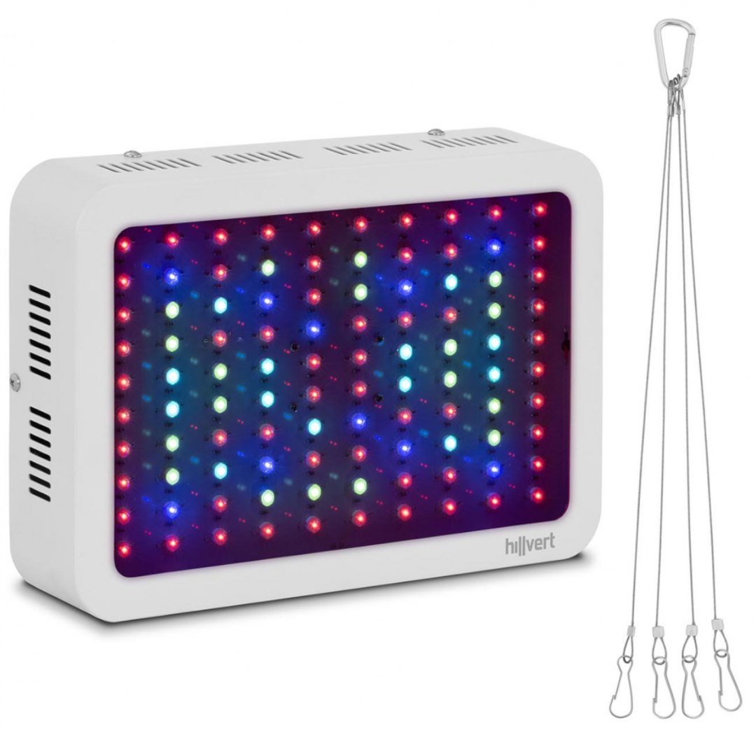 Lampa do uprawy wzrostu roślin Hillvert LED 300W biała Hillvert Lampa do uprawy wzrostu roślin Hillvert LED 300W biała Hillvert
