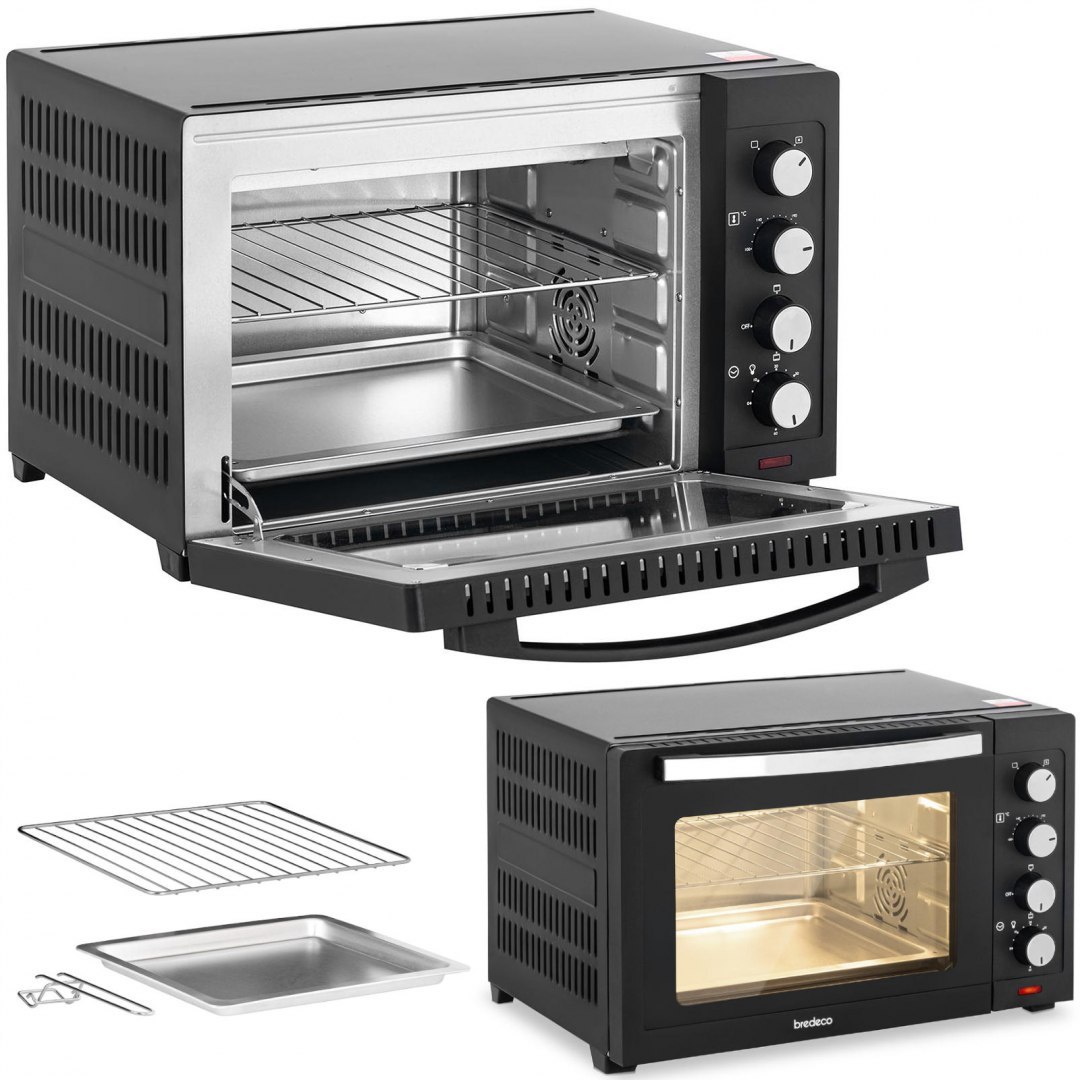 Mini piekarnik elektryczny opiekacz 1600W 38L Bredeco Mini piekarnik elektryczny opiekacz 1600W 38L Bredeco