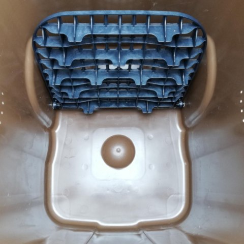 Pojemnik kubeł kosz na BIOodpady z podwójnym dnem brązowy 240L BIO + RUSZT Europlast Austria Pojemnik kubeł kosz na BIOodpady z podwójnym dnem brązowy 240L BIO + RUSZT Europlast Austria