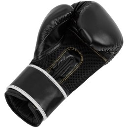 Rękawice bokserskie treningowe 14 oz czarne GYMREX