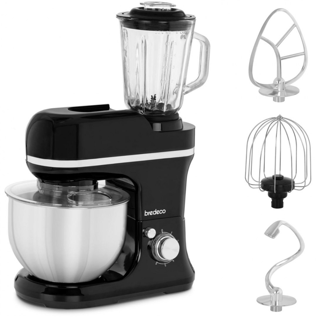 Wielofunkcyjny robot kuchenny mikser blender 2w1 5L 1200W Bredeco Wielofunkcyjny robot kuchenny mikser blender 2w1 5L 1200W Bredeco