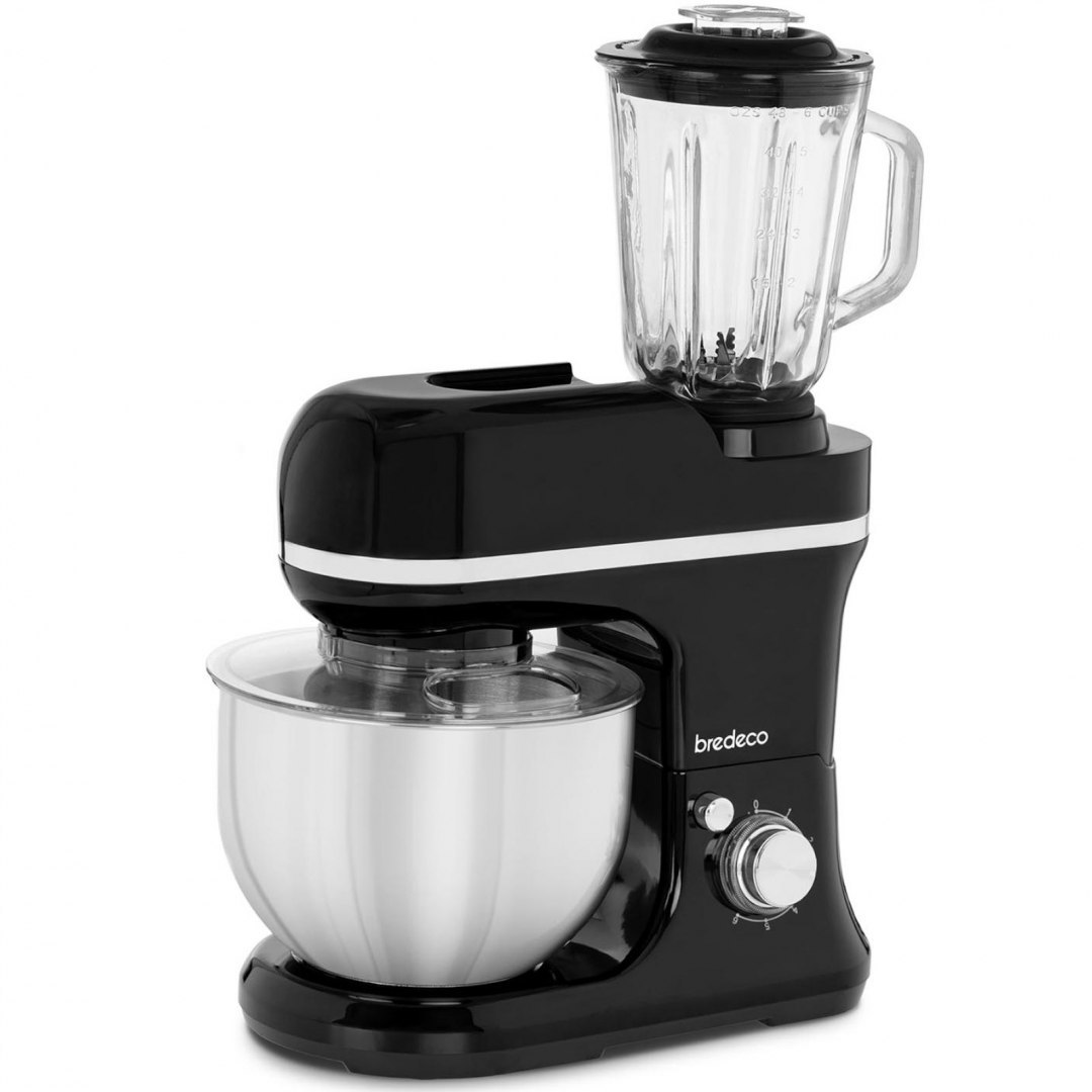 Wielofunkcyjny robot kuchenny mikser blender 2w1 5L 1200W Bredeco Wielofunkcyjny robot kuchenny mikser blender 2w1 5L 1200W Bredeco