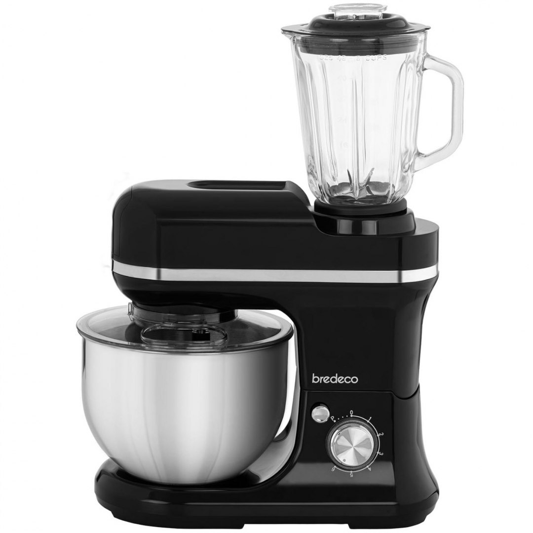 Wielofunkcyjny robot kuchenny mikser blender 2w1 5L 1200W Bredeco Wielofunkcyjny robot kuchenny mikser blender 2w1 5L 1200W Bredeco