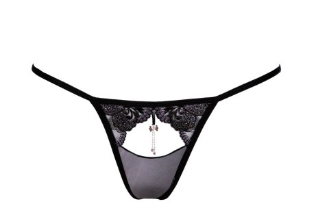 Stringi Medea czarne Czarny XXL Stringi Medea czarne Czarny XXL