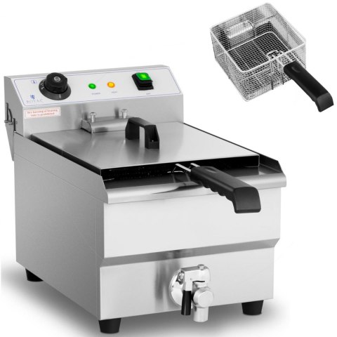 Frytownica elektryczna nastawna z kranem spustowym 230 V 3200 W 13 l Royal Catering Frytownica elektryczna nastawna z kranem spustowym 230 V 3200 W 13 l Royal Catering