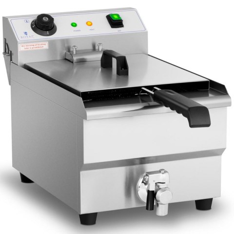Frytownica elektryczna nastawna z kranem spustowym 230 V 3200 W 13 l Royal Catering Frytownica elektryczna nastawna z kranem spustowym 230 V 3200 W 13 l Royal Catering
