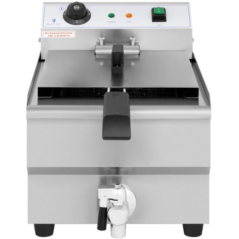 Frytownica elektryczna nastawna z kranem spustowym 230 V 3200 W 13 l Royal Catering Frytownica elektryczna nastawna z kranem spustowym 230 V 3200 W 13 l Royal Catering